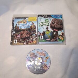 3x Little Big Planet Games 1,2,& 3 PlayStation 3 PS3